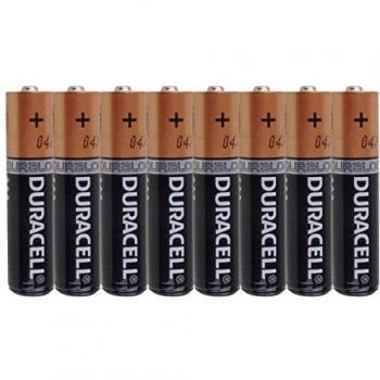 Pilas Alcalinas Duracell AAA - Paquete Económico de 8 Piezas