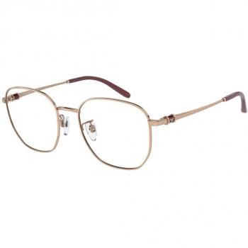 Emporio Armani Gafas Graduadas EA 1134D 3011 Ajuste Asiático para Mujer Rose-Dorados con Lentes Recetadas de 53 mm