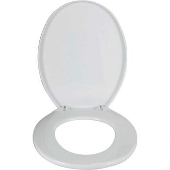 Tapa de Inodoro Aurora Blanca Ajustable en Thermoplástico