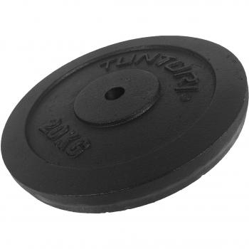 Tunturi Weight Plates Disco Pesas, Unisex Adulto, Black, 1