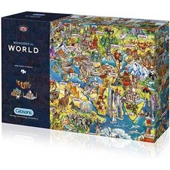 Puzzle Gibsons Mundo Maravilloso de 1000 Piezas