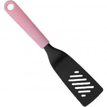 Brabantia Tasty Colours Espátula Antiadherente de Nailon, pequeña, Color Rosa, 2x5x25.5 cm