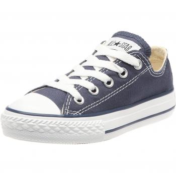 Converse - Zapatillas Chuck Taylor All Star CTAS OX 7J237C en Lona, Color Azul Marino, Tamaño: 24 EU para Bebés/Niños