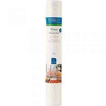 CRICUT Premium Vinyl Permanent 30x120cm (Frost) M3, Blanco, 1.2m (4ft