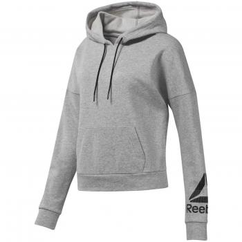 Reebok Wor Delta Hoody Sudadera, Mujer, brgrin, XS