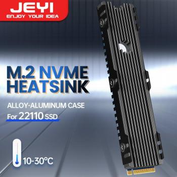 Disipador de Calor JEYI para SSD 22110 M.2 NVME de Aleación de Aluminio para PS5 y PCIE SATA