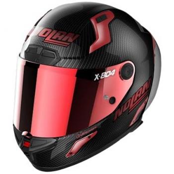 Nolan Casco Integral X-804 RS Ultra Carbon Iridium Edition Rojo Negro