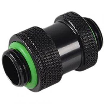 Tubo Ajustable Aqua Link Doble G1/4 Negro Mate (22-31mm) para Refrigeración de PC