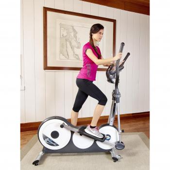 BH Fitness - Bicicleta Elíptica Atlantic Dual + Dual Kit Be
