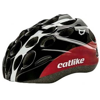 Catlike Kitten Casco de Ciclismo, Unisex niños, Rojo/Negro, M/55-58