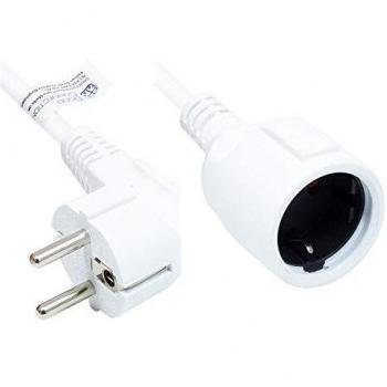 Extensión E+F a F, blanca, 1,50 mm², 3 m