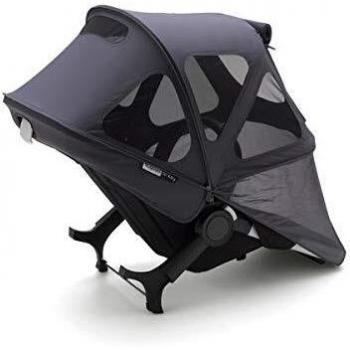 Capota ventilada Bugaboo Donkey 2 - Capota extensible con protección solar UPF y paneles de malla ventilados - Reflectante stellar