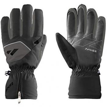 Guantes Reith Stx Junior Zanier Impermeables Transpirables para Niño, Unisex, Color Negro y Antracita, Talla 4