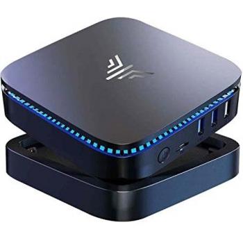 NiPoGi Mini PC,6GB RAM 128GB SSD Celeron J3455,Windows 10