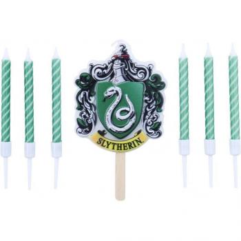 Set de 7 velas Escudo Slytherin Harry Potter
