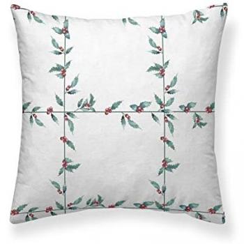 Funda de cojín Belum White Christmas 1 Multicolor 50 x 50 cm, Terciopelo con Solapa