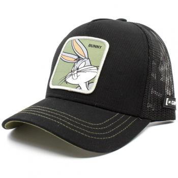 Capslab Looney Tunes Bugs Bunny Black Trucker Cap for Adults