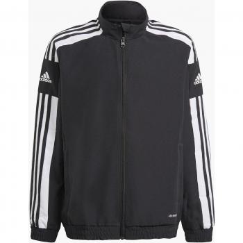 Chaqueta de fútbol adidas Squadra 21 Presentation para niños, color negro/blanco, unisex