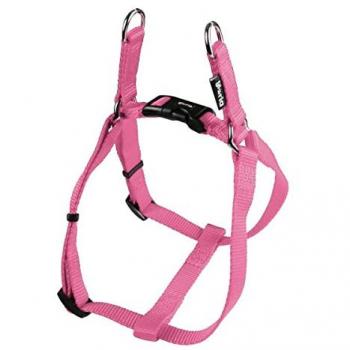 Arnés para Perro Ajustable Liso Rosa 35-51 cm Talla S