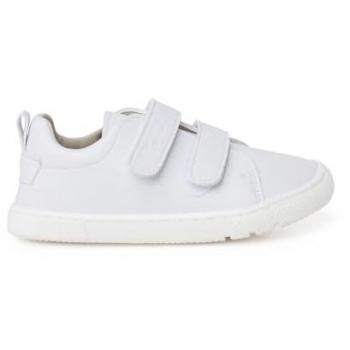 Pisamonas Deportivas Barefoot Colegiales Doble Tira Adherente Talla 28 Color Blanco