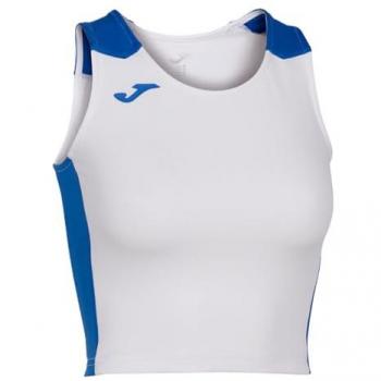Top de running Joma Record II mujer blanco royal
