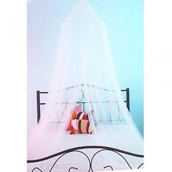 Mosquitera de Cielo de Cama Blanca - 60x250x1200 cm