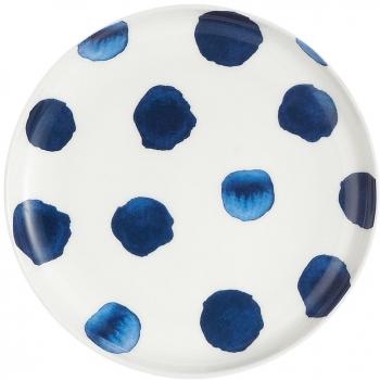 R2S 1702 Indi plato de Tapas 15, 5 cm Bone China Blanco/Azul 12.5 x 3 x 3 cm)