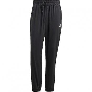 adidas Aeroready Essentials Stanford Men's Joggers with Small Logo and Elastic Cuffs, Black, Size XL Short