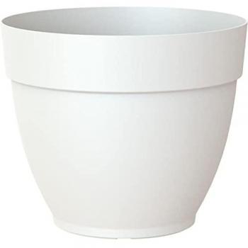 Maceta Capri Campana 35 cm Blanca de Polipropileno