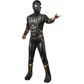 Disfraz Infantil Deluxe Spiderman 3 Negro y Dorado para Niños (10-14 años)