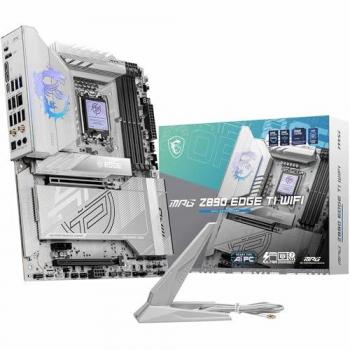 MSI Placa Base MPG Z890 EDGE TI WIFI ATX LGA1851, Socket LGA 1851, Chipset Z890, Formato ATX, Soporte para memoria DDR5, Tecnología WiFi 6E,