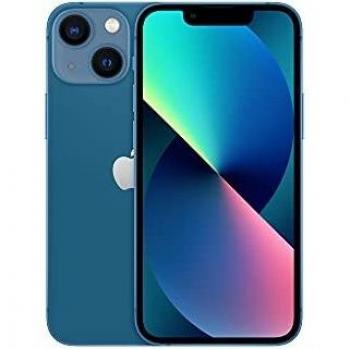 Apple iPhone 13 Mini, Azul, 128GB, Pantalla Super Retina XDR de 5.4, Chip A15 Bionic, Cámara Dual de 12MP