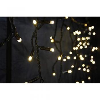 Connectable 3.6m 180 LED Warm White Multi-Sequence Icicle String Lights