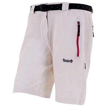 Izas Soar Pantalón Elástico Corto, Mujer, White/Fuxia, L