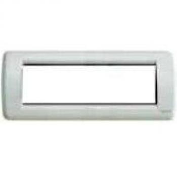 Placa Rondó Vimar Idea 6 Módulos Blanca 16756.01