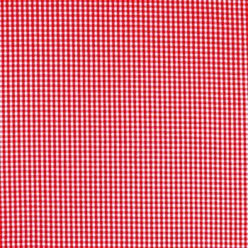 Apart 100740-45150-8011 Mini Vichy - Camino de mesa, diseño de cuadros, color rojo