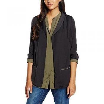VILA CLOTHES VIORLINA L/S BLAZER-Chaqueta de traje Mujer,  
 gris