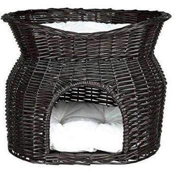 Trixie Cueva Mimbre Osc. Con Cama Superior 54X43X37 Cm