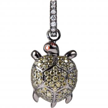 Colgante Lancaster JLA-Pen-Turtle-3 para mujer, 1,5 mm