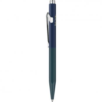 Caran d'Ache 849 Paul Smith Special Edition Ballpoint Pen - Racing Green & Navy Blue, Engravable