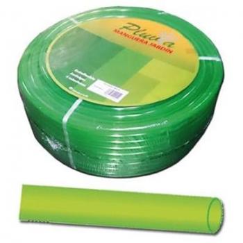 Manguera Verde de Látex Lisa Pluvia 14x50 Rollo (5-8) - Ideal para Jardinería y Riego