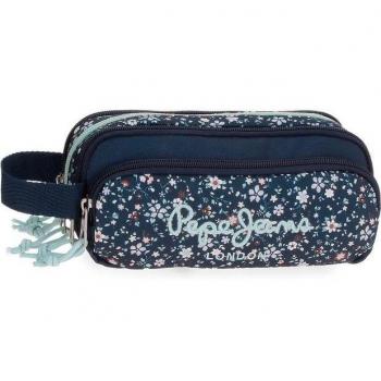 Estuche Pepe Jeans Alenka cinco compartimentos