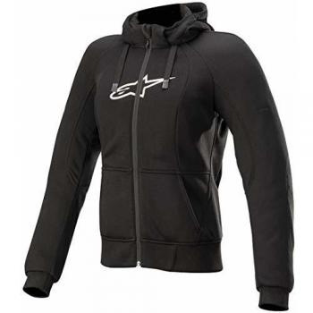 Alpinestars Chaqueta moto Stella Chrome Sport Hoodie Black, BLACK, M
