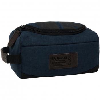Pepe Jeans Worn 73 Neceser de Viaje, 4.99 Litros, Color Azul