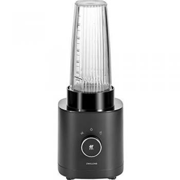 ZWILLING Enfinigy Batidora de Vaso Personal 53003-001, 0.55 L, Motor de 600 W, Cuchilla Transversal, Color Negro