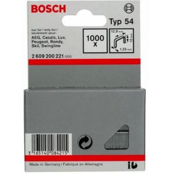 Bosch 2 609 200 221 - Grapa de alambre plano tipo 54-12,9 x 1,25 x 12 mm