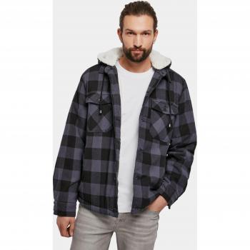 Chaqueta entre-tiempo para hombre Brandit Lumberjack Gris, talla S a 5XL, con capucha