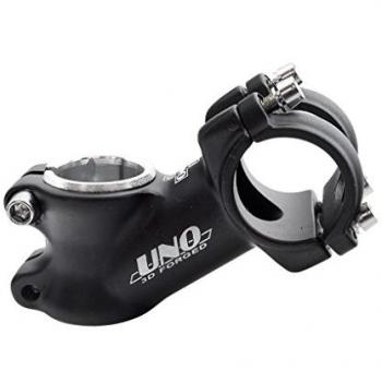 Potencia manillar MTB UNO V BIKE, Aluminio, Negro Mate, 121 mm; Disco de freno fijo redondo NG BRAKES, Manillar Power Zoom Aluminio 70 mm, 35º, compatible con diá