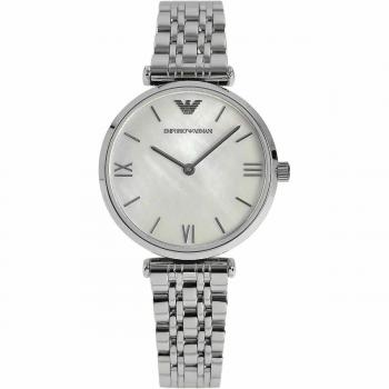 Emporio Armani AR1682 Ladies Watch - Silver Stainless Steel - One Size