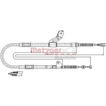 Cable de freno de estacionamiento METZGER 17.1418